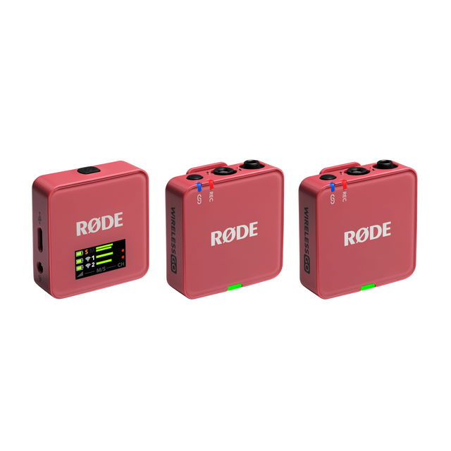 RØDE Wireless GO Gen 3 Rose draadloos microfoonsysteem met 32 bit float en 260 m bereik
