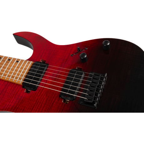 Spira Guitars S-457 TRD Transparent Red elektrische gitaar