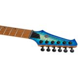 Spira Guitars S-500 QAB Trans Aqua Blue elektrische gitaar ST model