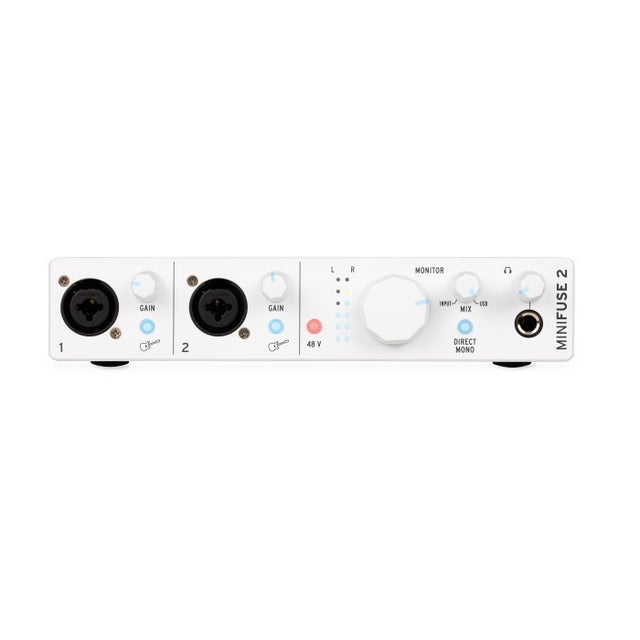 Arturia MiniFuse 2 White 2-in/2-uit USB-C Audio Interface