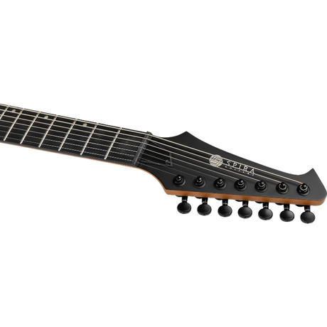 Spira Guitars T-407 MBK Satin Black elektrische gitaar