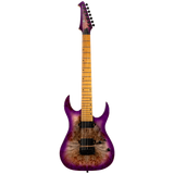 Spira Guitars S-457 TPP Transparent purple elektrische gitaar