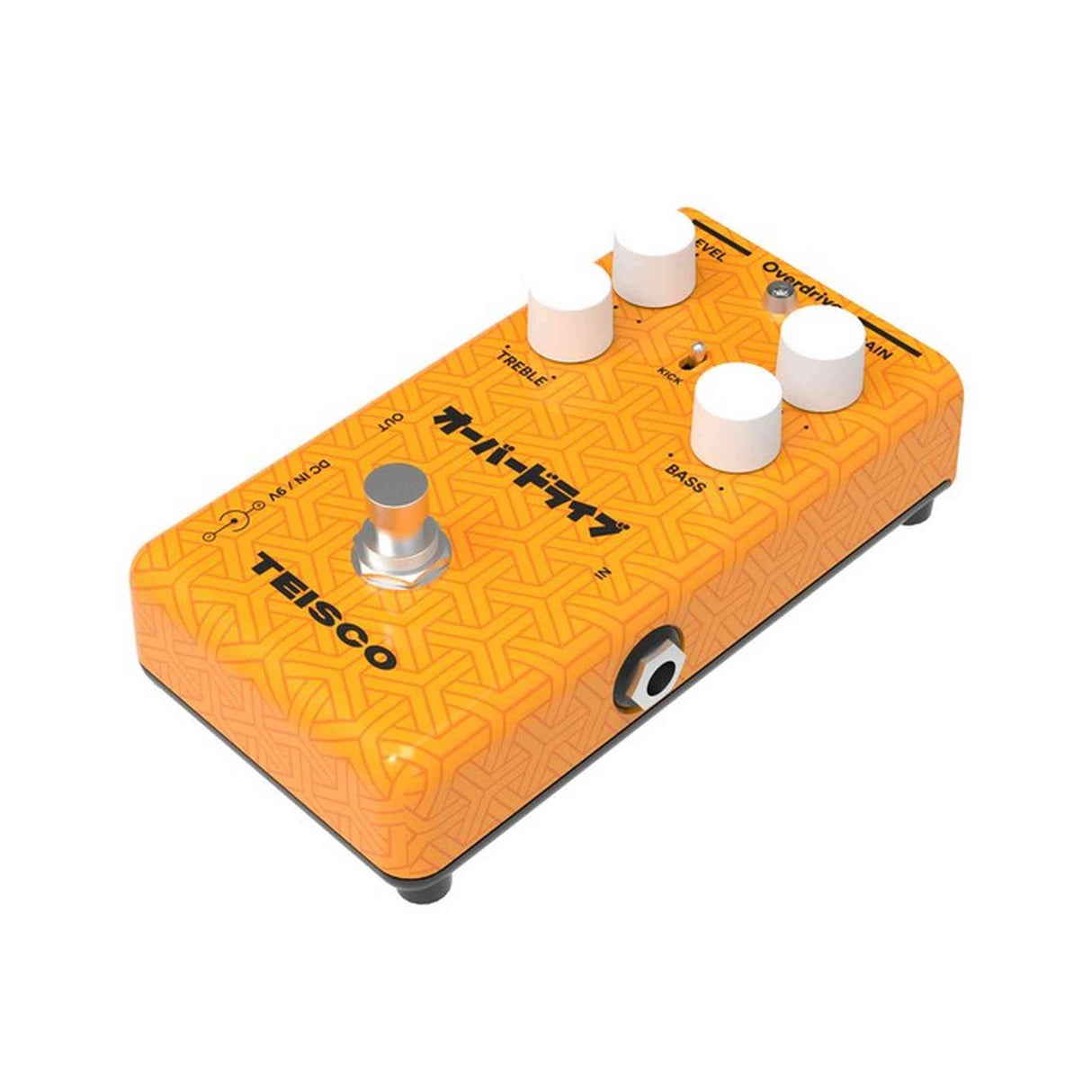 Teisco Overdrive Transparante overdrive met actieve EQ en KICK-schakelaar